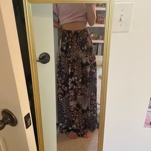 Asos floral maxi skirt size 2